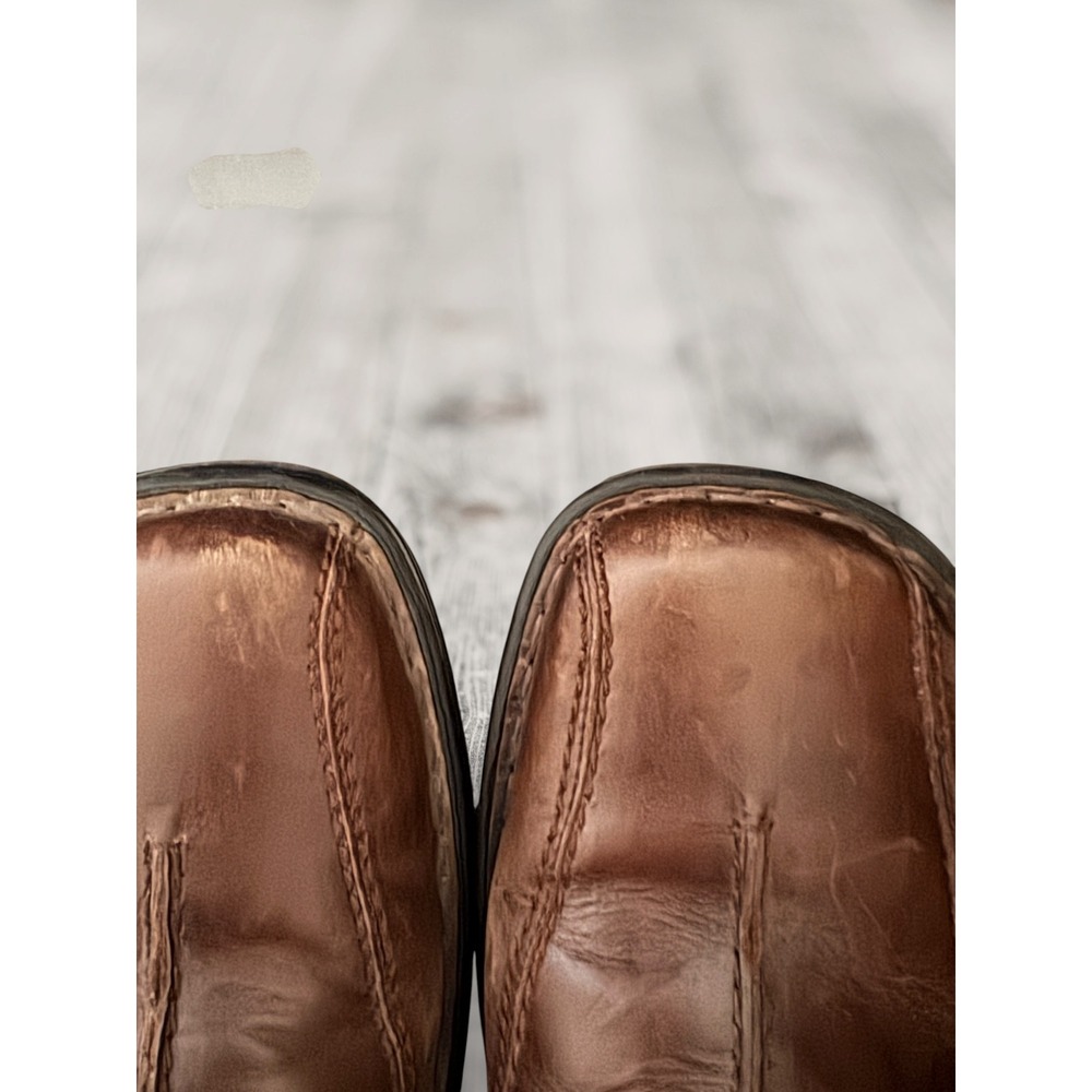 Josef Seibel Slip On Loafers Women 41 (9.5) Brown Dark Academia Leather Comfort - Picture 3 of 10